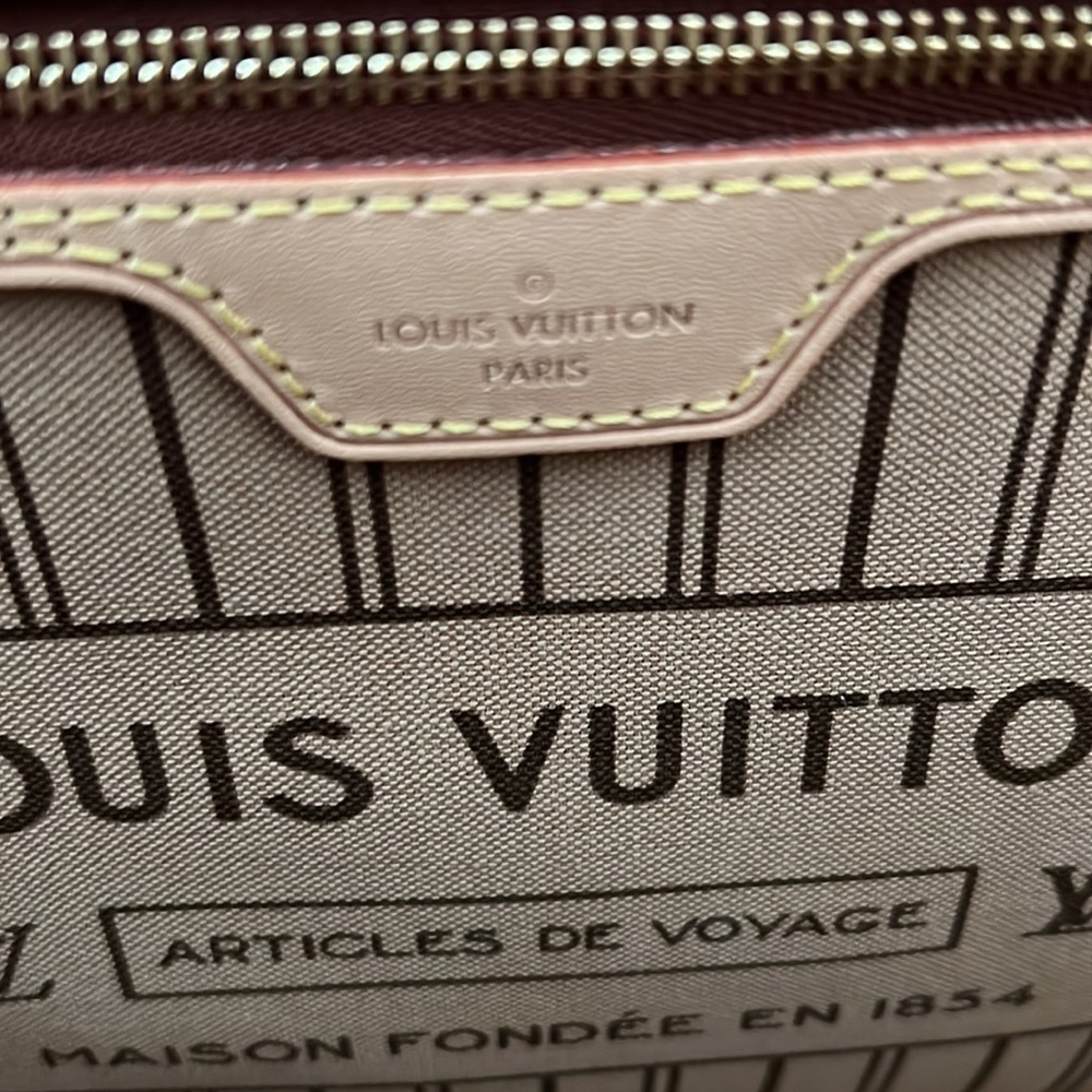 Louis Vuitton Brown Monogram Tote NEVERFULL MM - Picture 5 of 8
